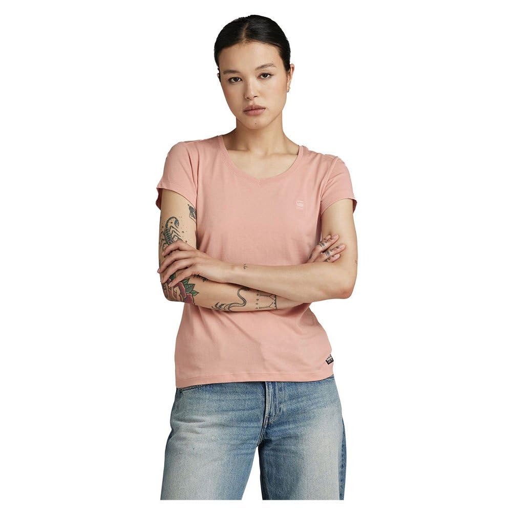 G-Star Eyben Women's Slim V-Neck Top 2.0 T-Shirt (Pack of 1)