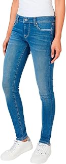 Pepe Jeans London Women's Soho Slim Fit Mid Waist Jeans