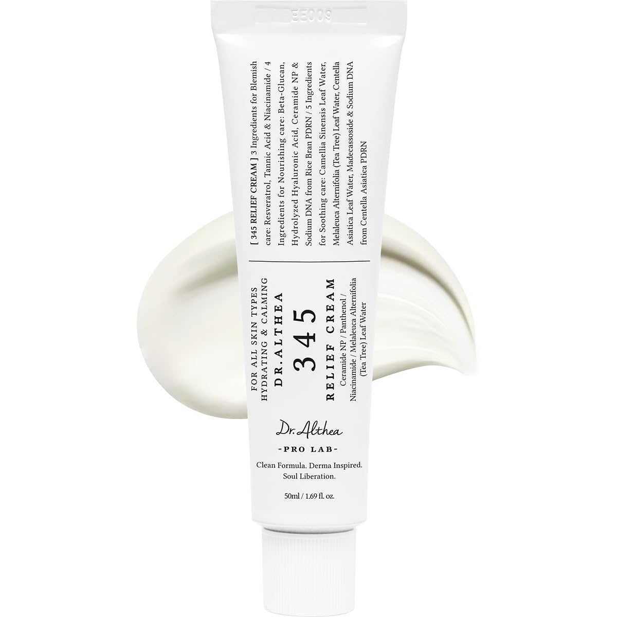 Dr.Althea 345 Relief Cream, 1.69 Fl Oz (Ver.2 - Pack of 1) | Instant Hydration, 