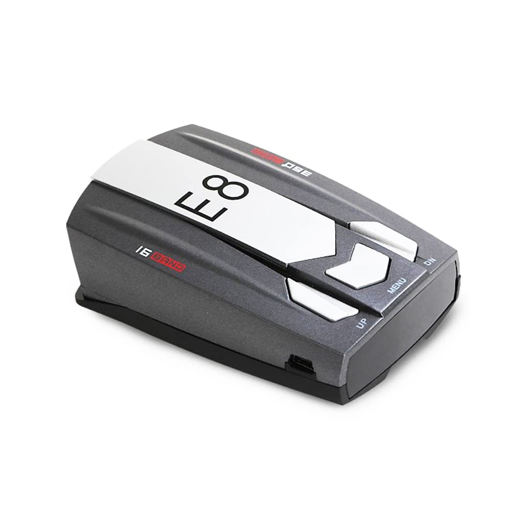 E8 Car Radar Detector 360° Laser Detection 12V Voice Alerts LED Display | Baceyo