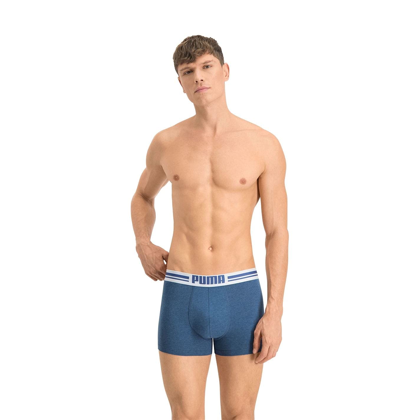 PUMA Everyday Placed Logo Boxers 2P Men's Underwear (Pack of 2)