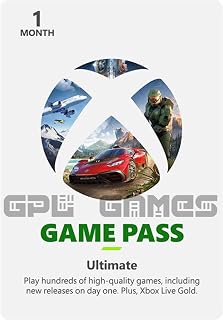 Xbox Game Pass Ultimate: 1 Month Membership (Gift Card Code Only)