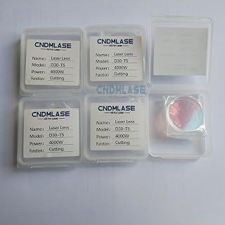CNDMLASE, Laser Protection Lens, Cutting Head Protection Lens, D37*T7, D30*T5, Fiber Laser Cutting Accessories, Laser Welding Protection Lens. (D30*T5(0-3KW)-10PCS)