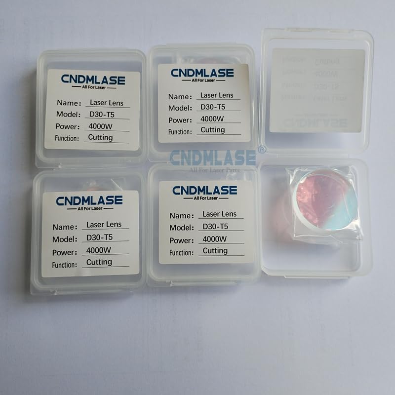 CNDMLASE, Laser Protection Lens, Cutting Head Protection Lens, D37*T7, D30*T5, F