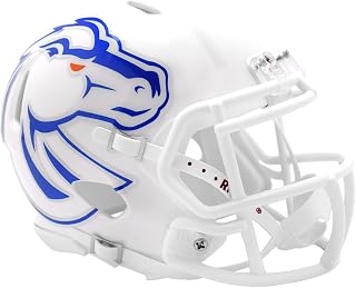 Boise State Broncos White 2024 Revolution SPEED Mini Football Helmet - New in Riddell Box