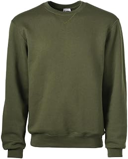 Soffe Men's Classic Midweight Fleece Crew Sweatshirt
