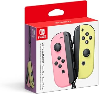 Joy-Con (L)/(R) - Pastel Pink/Pastel Yellow (Renewed)