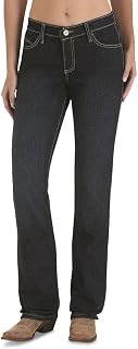 Wrangler Women's Mid Rise Vented Hem Ultimate Riding Jean