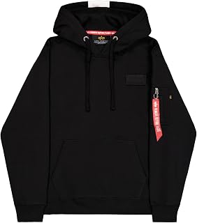 ALPHA INDUSTRIES Red Stripe Men's Hoody Sweatshirt (Pack of 1)