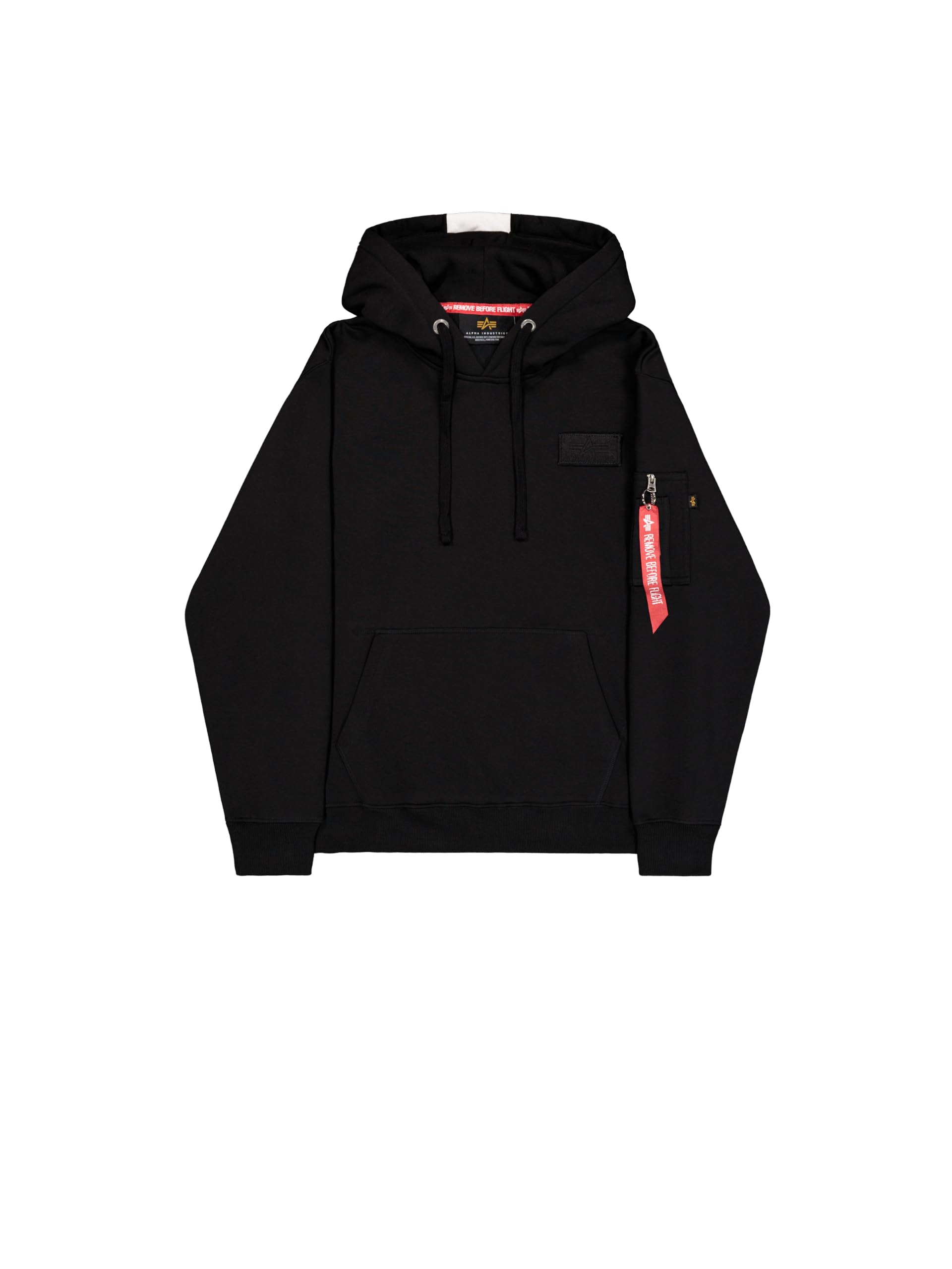 ALPHA INDUSTRIES Red Stripe Men's Hoody Sweatshirt (Pack of 1)