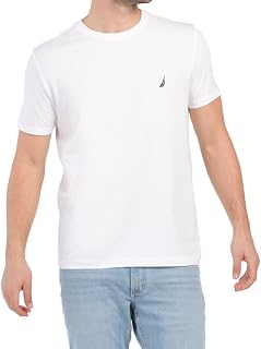 Nautica Men's Short Sleeve Solid Cotton Pique Polo Shirt