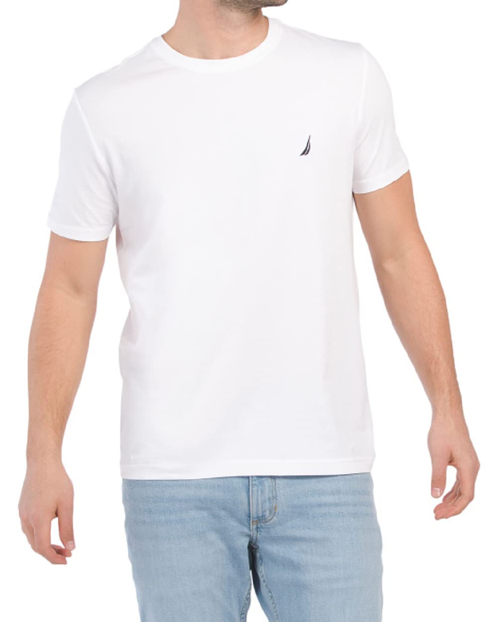 Nautica Men's Short Sleeve Solid Cotton Pique Polo Shirt