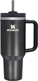 STANLEY Quencher H2.0 Flow State Tumbler, 40 oz, Black Glow