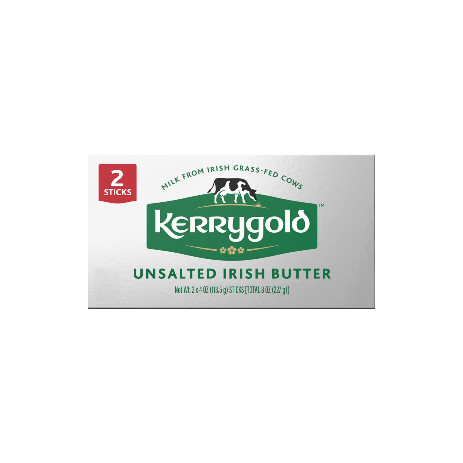 Kerrygold Butter Sticks, Unsalted, 8 oz