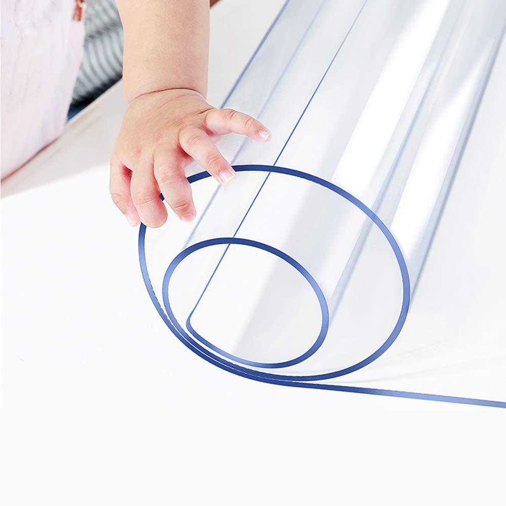 14x24 in Office Desk Blotter Mat Clear Plastic Table Protector Cover Pad PVC Tra