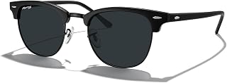 MERRY'S Square Semi-Rimmed Sunglasses for Men Women Polarized UV400 S6016