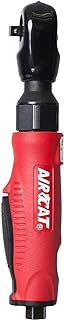 AIRCAT 802 3/8" Composite Ratchet, 70 ft-lbs Max Torque, Feather Trigger | Professional-Grade Tool for Auto Repair, Quiet Tuned Exhaust, Twin Pawl Mechanism, Adjustable Power, Ergonomic Design