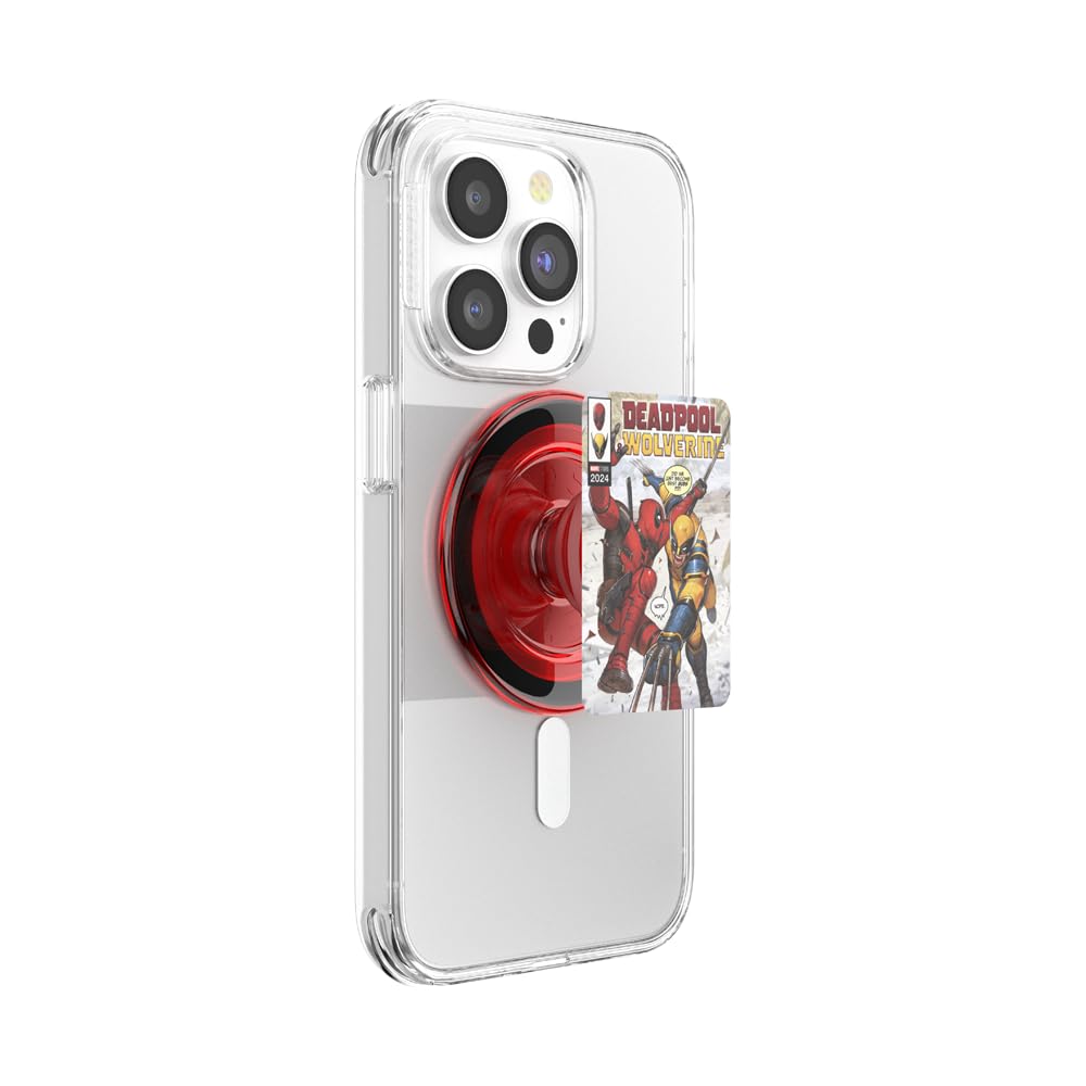 PopSockets Phone Grip with Kickstand,Magnetic Stand,Replaceable Top,Secure Grip 