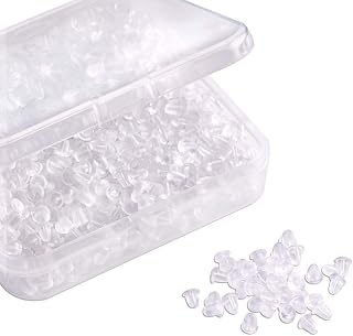 Silicone Clear Earring Backs 1200 Pieces Bullet Earring Clutch by Yalis