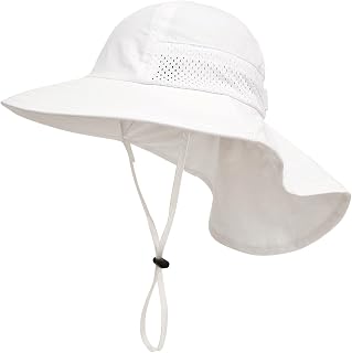 Baby Sun Hat Neck Hat for Boy Child Protection Bucket Hat Breathable Beach Hat for Girl