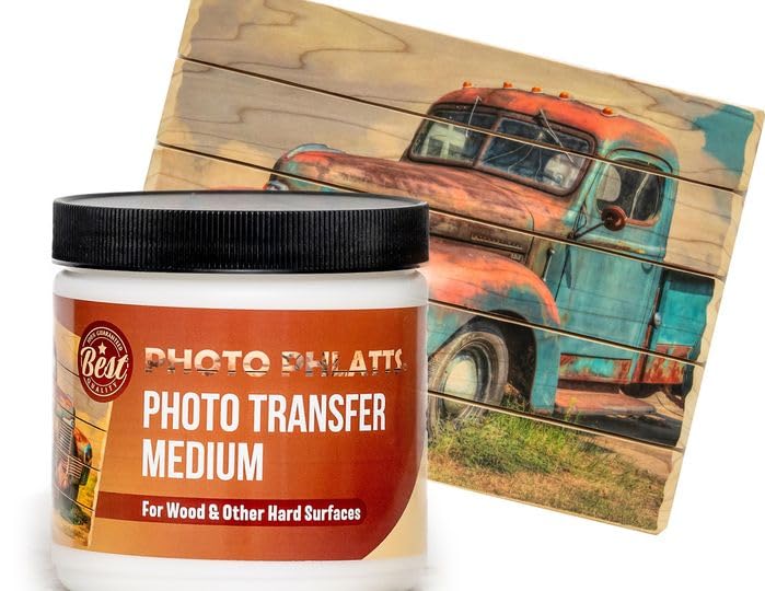 Photo Phlatts Photo Transfer Medium for Wood and Hard Surfaces, 8oz | Get Vibran