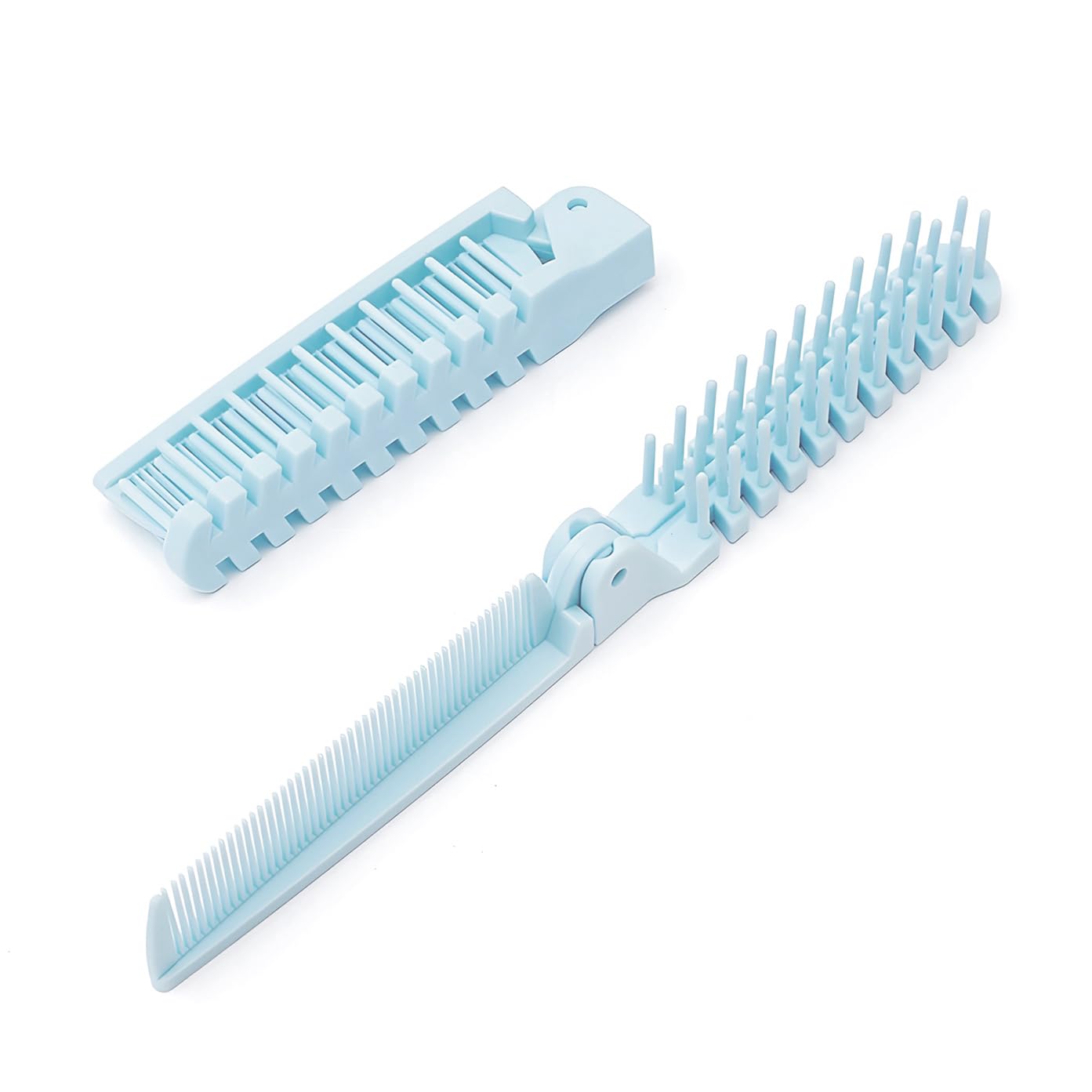 Foldable Comb Foldable Plastic Hair Brush Travel Mini Styling Tool for Purse Bag