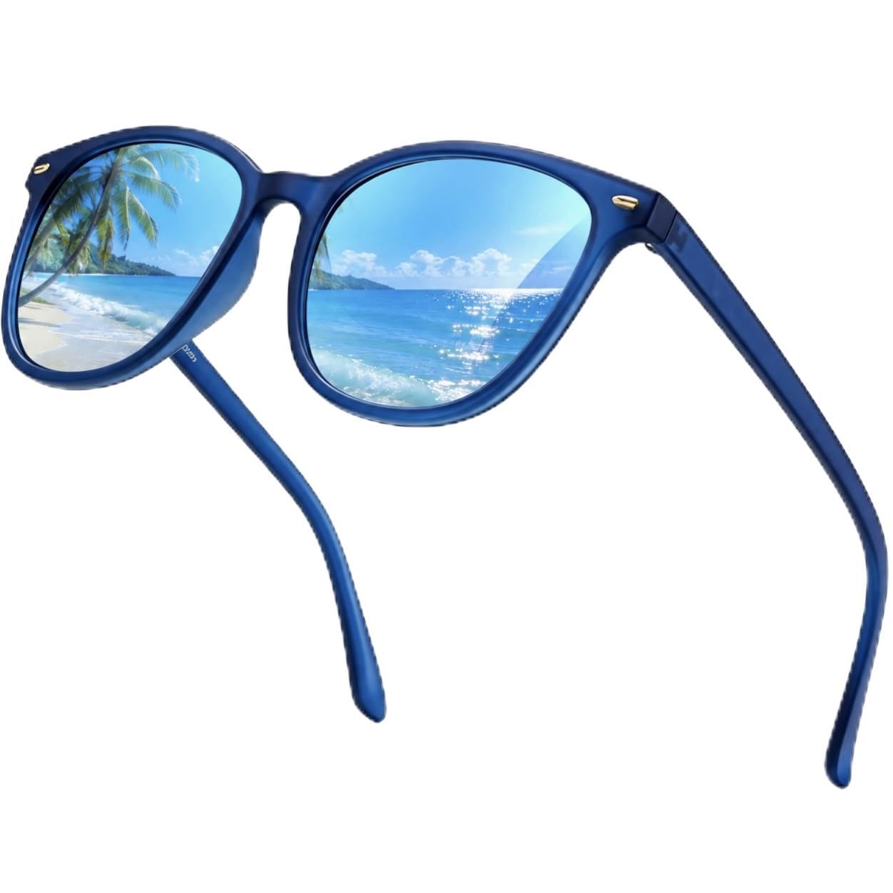 Myiaur Polarized Sunglasses for Women with UV400 Protection Mirrored Lens
