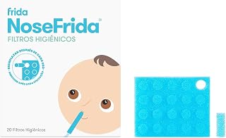 Frida Baby Nasal Aspirator Original NoseFrida Filter Refills, 20ct | Replacement Hygiene Filters for NoseFrida The Original SnotSucker, BPA Free, Latex Free