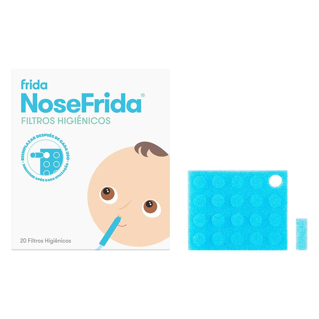 Frida Nasal Aspirator Original NoseFrida Filter Refills, 20ct | Replacement Hygi