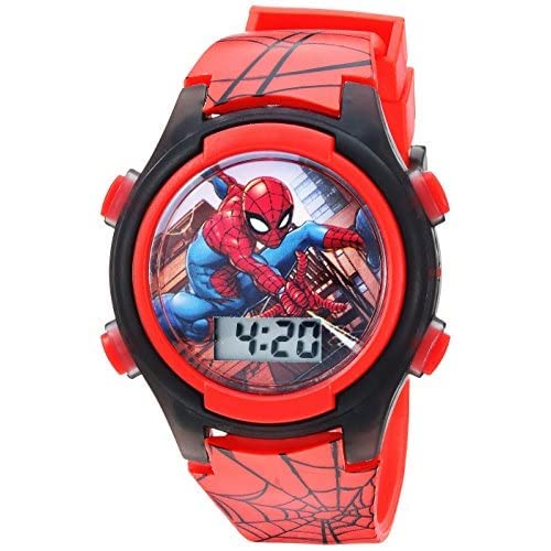 Marvel Spider-MAN Digital Watch for Kids TIME-Telling Adventure with Your Favori