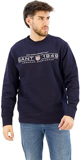 GANT Graphic C-Neck Sweat Men's Sweatshirt (Pack of 1)
