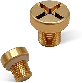 povtii Radiator Coolant Expansion Tank Bleeder Screw, 17111712788 Coolant Air Bleeder Screw with Rubber O-ring, Radiator Expansion Tank Drain Screw for X3 X5, Car Accessories