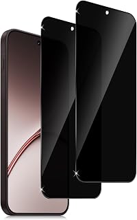 Holilo for OnePlus 15T Privacy Tempered Glass Screen Protector – 2 Pieces, 9H Hardness Anti Spy Privacy Glass Film HD 3D Tempered Glass Anti-scratch