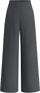 BTFBM Women High Waisted Wide Leg Pants Spring 2026 Business Casual Work Pants Loose Office Palazzo Trousers Pockets