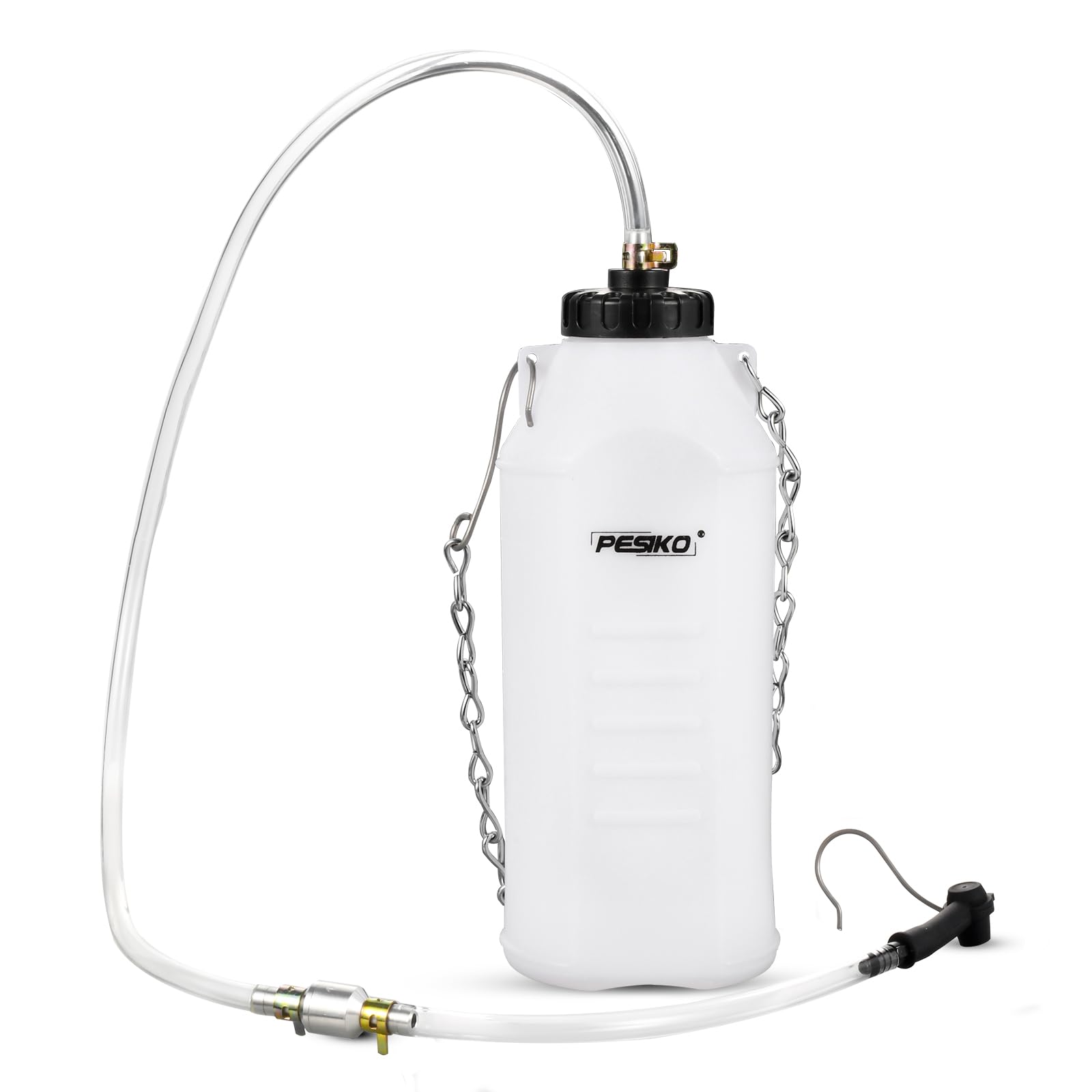 PESIKO 1L Brake Bleeder Bottle One Way Check Valve, Brake Fluid Bottle | 24 inch
