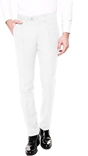 COOFANDY Pantalones de vestir para hombre, ajuste clásico, sin planchado, pantalones casuales de primera calidad, cintura expandible