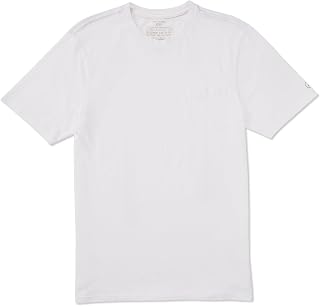 Volcom Herren Solides Kurzärmeliges Taschen und Moderner Passform T-Shirt