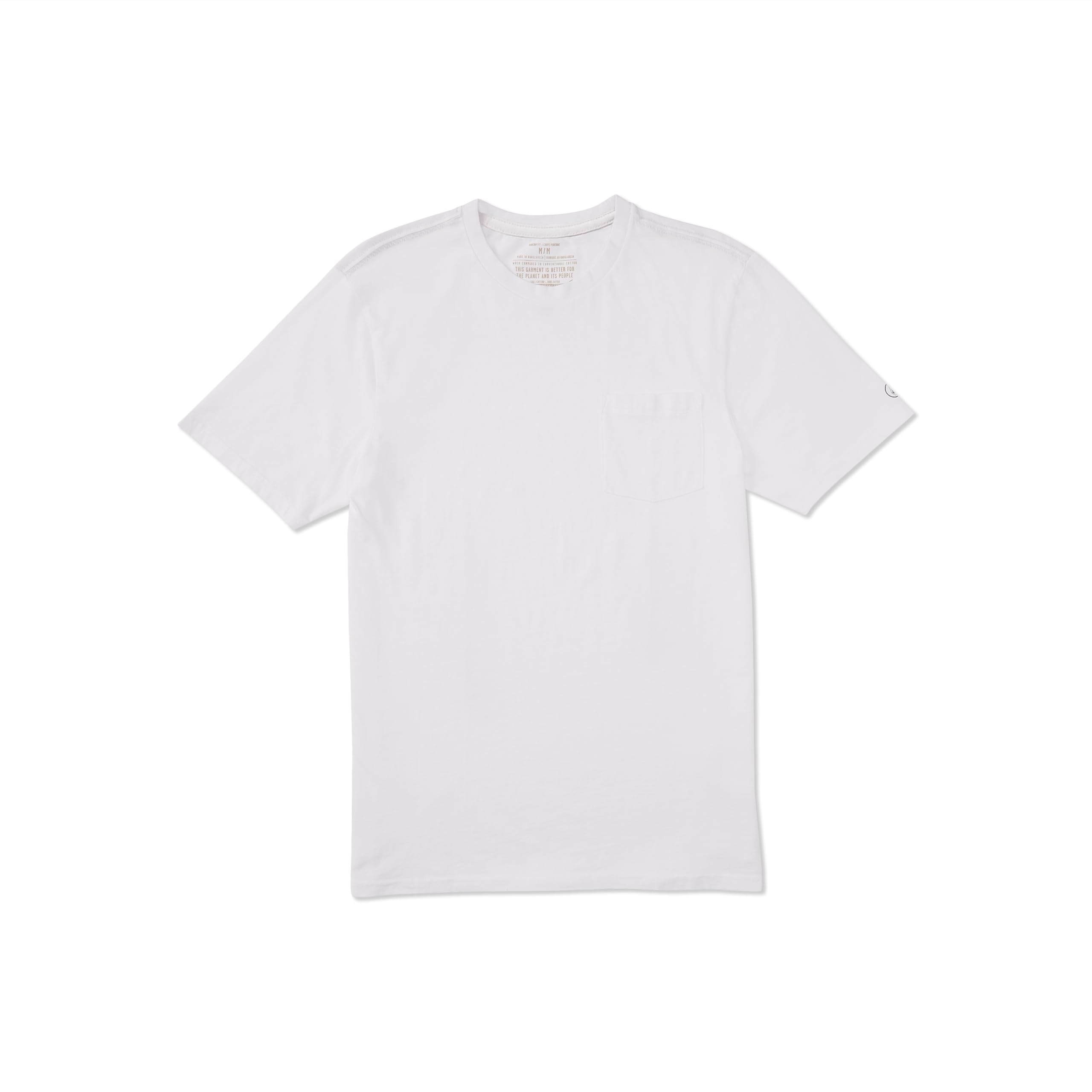 Volcom Herren Solides Kurzärmeliges Taschen und Moderner Passform T-Shirt
