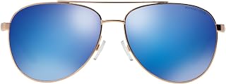 Michael Kors Hvar Aviator Sunglasses in Rose Gold White MK5007 104525 59