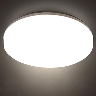 RAWNICE Bathroom Lights Ceiling,24W,4000K Natural White 29CM,Round Indoor Flush Mount Ceiling Lamp for Bedroom Bathroom Kitchen Hallway Office Stairwell