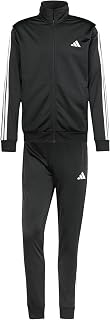 adidas Men's Sportswear Basic 3 Stripes Tricot Track Suit, Black, M