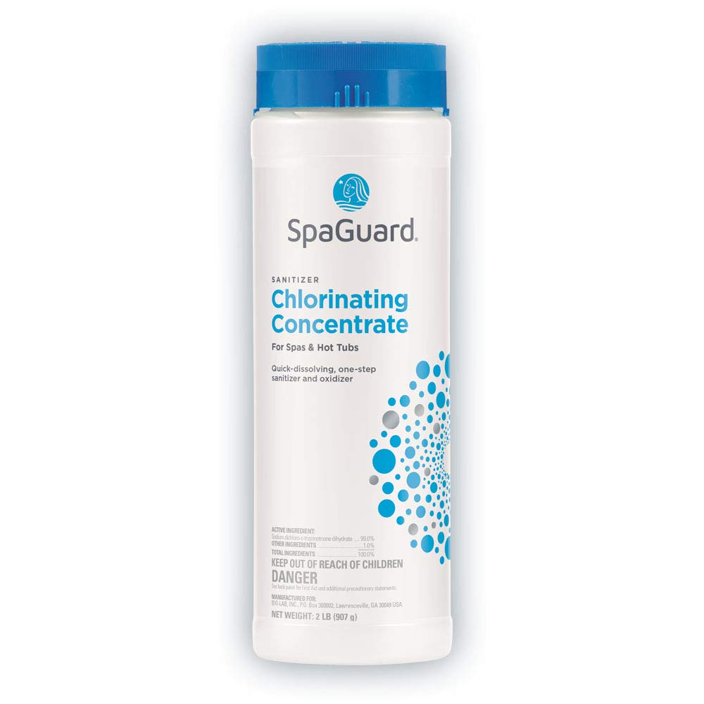 SpaGuard Spa Chlorinating Concentrate, 2 lb, Single Pack | Advanced Spa Water Tr