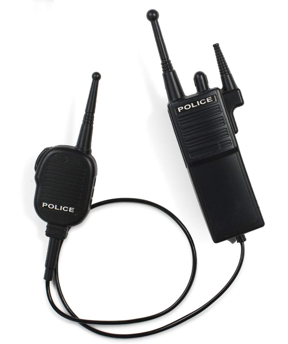 Dress-Up-America Police Walkie Talkie Set for Kids | Fake Radio Police Accessory