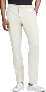 YUCENFU Mens Classic Fit Khaki Casual Chino Pants Hidden Waistband Big Tall