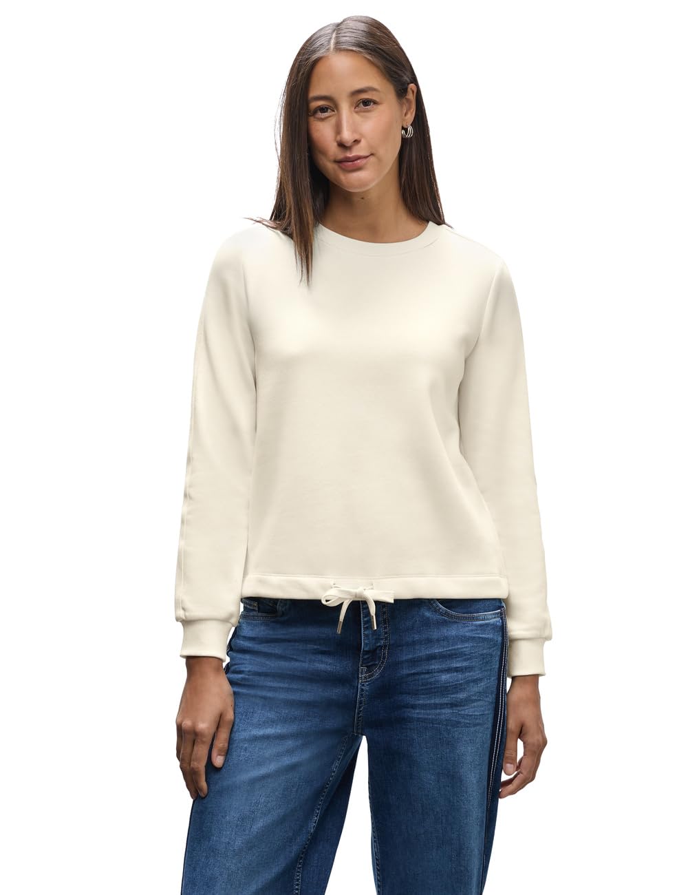 Street One 3017129 Women's Ribbed Sweatshirt (Pack of 1)