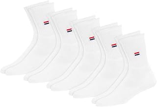 NAVYSPORT 5 Paar Herren-Socken Sport Laufsocken Baumwolle hoch lang