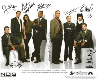 NCIS Full Cast Signed CBS Paramount Studio Reprint 8 x 10 Photo