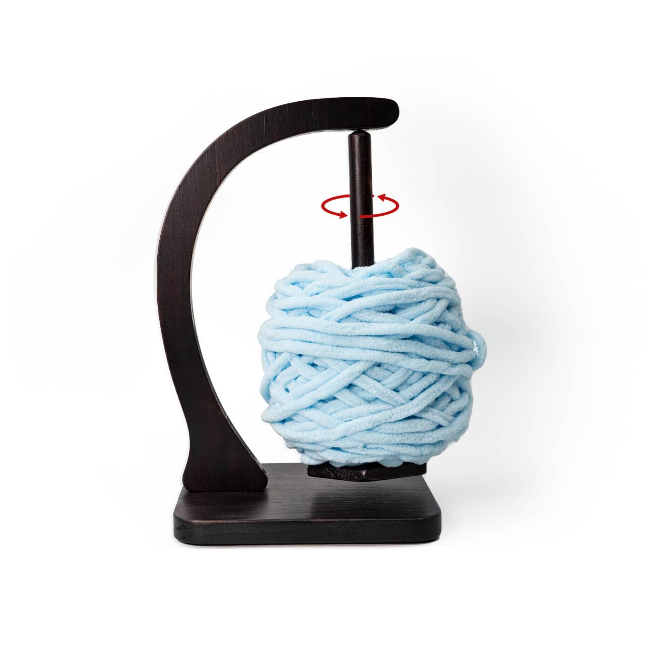 Yuoyar Wooden Yarn Holder for Crocheting, Gifts for Crocheters | Magnetic Rotati