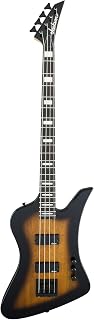 Jackson JS Series Kelly Bird Bass JS2, Tobacco Burst, Amaranth Fingerboard