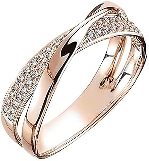 Rockyu Brand Women's Ring, Elegant Silver, Zirconia X, Women's Jewelry, Fashion Accessory